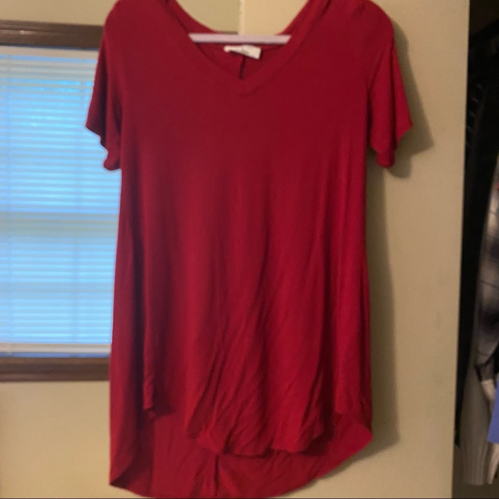 Soft and stretchy Zenana Short Sleeve Tunic Top